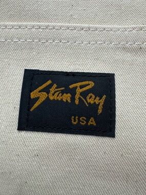 Vintage Stan Ray Painter Pants Canvas Cream Off White Size 34x30 USA Made Retro